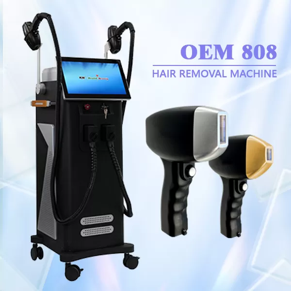 Weifang KM  Newest Ice Platinum Titanium 1600W Diode Laser 808 Diode Laser Hair Removal Machine Price