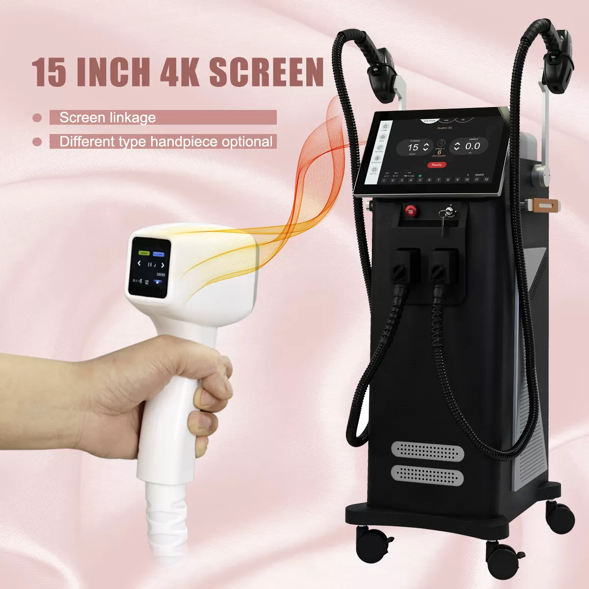 Weifang KM  Newest Ice Platinum Titanium 1600W Diode Laser 808 Diode Laser Hair Removal Machine Price