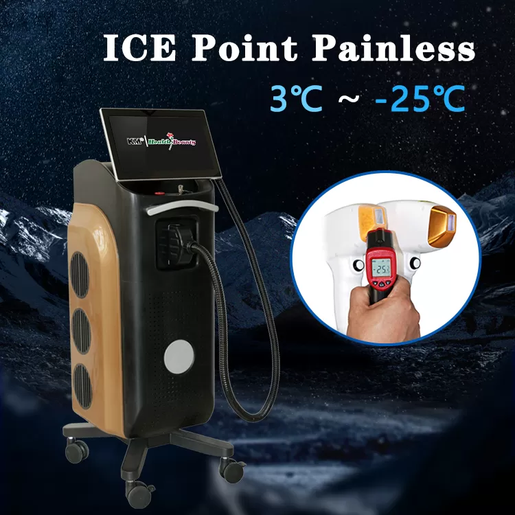 Weifang KM  Smart Android Permanent 755nm 808nm 1064nm 940nm Professional Ice Painless Alexandrite Diode Laser Hair Removal Machine