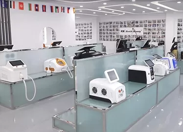 weifang KM laser new 5000 m2 showroom