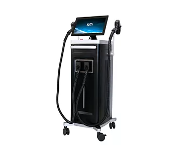 Weifang KM new updated 2000W 2400W 3000W 4 wave diode laser hair removal machine with 6 changeable spot size